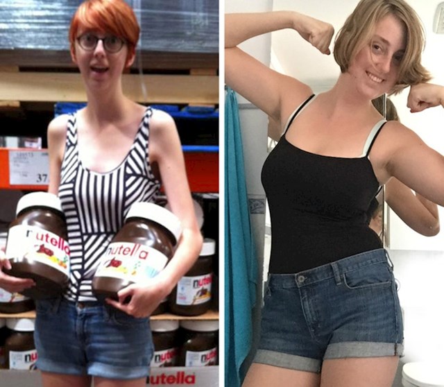 "U protekle dvije godine sam zahvaljujući pravilnoj prehrani i plivanju tri puta tjedno konačno uspjela dobiti tri kilograma!"