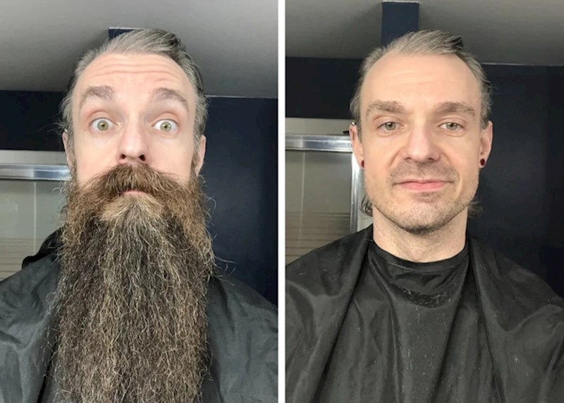 12. "Ne znam, ja sam si i dalje draži s bradom!"