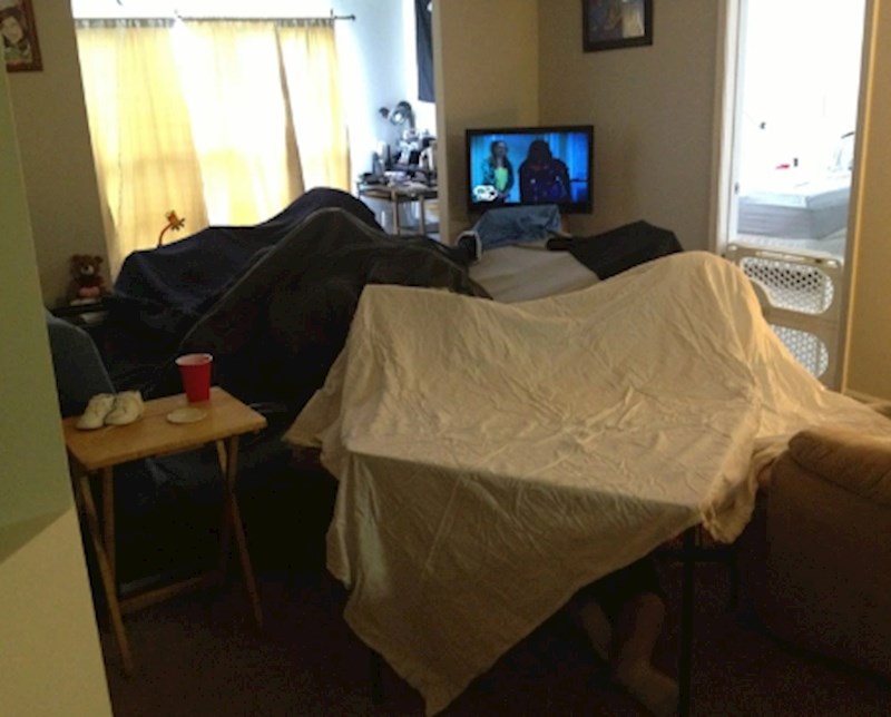 "Napravili su si tvrđavu od posteljine"