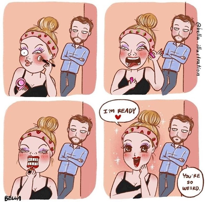 Šminkanje prije izlaska iz kuće