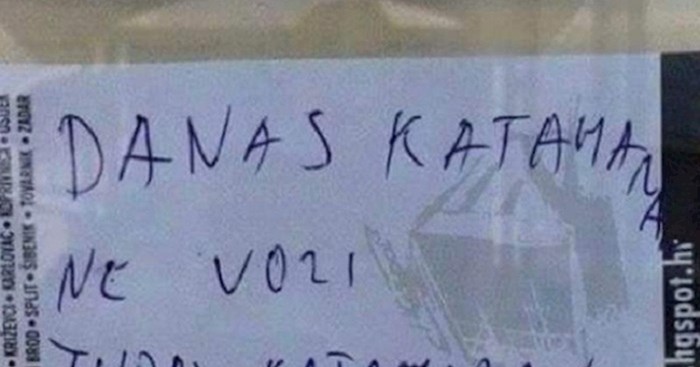 Fejsom se širi urnebesan prijevod jedne obavijesti fotkane u Splitu, plakat ćete od smijeha