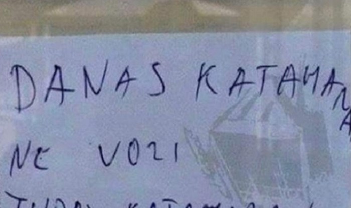 Fejsom se širi urnebesan prijevod jedne obavijesti fotkane u Splitu, plakat ćete od smijeha