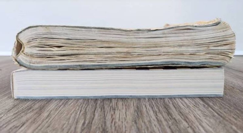 "Usporedba između kuharice koje sam koristila godinama i potpuno novog primjerka."