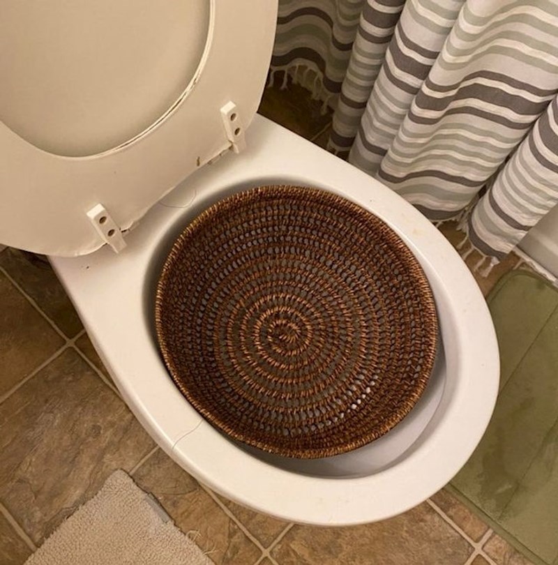 "Klinac mi je rekao da nema pojma kako se košara našla unutra"