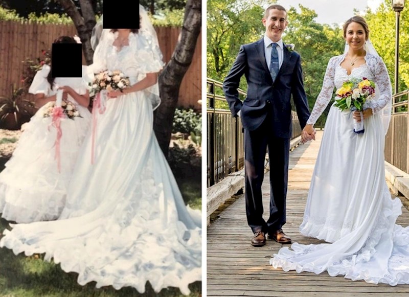 "Udala sam se u maminoj vjenčanici. Nisam htjela ništa drastično mijenjati, samo sam dodala rukave"