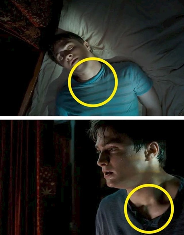 Harry je zaspao u običnoj plavoj majici, a probudio se u majici s gumbima.