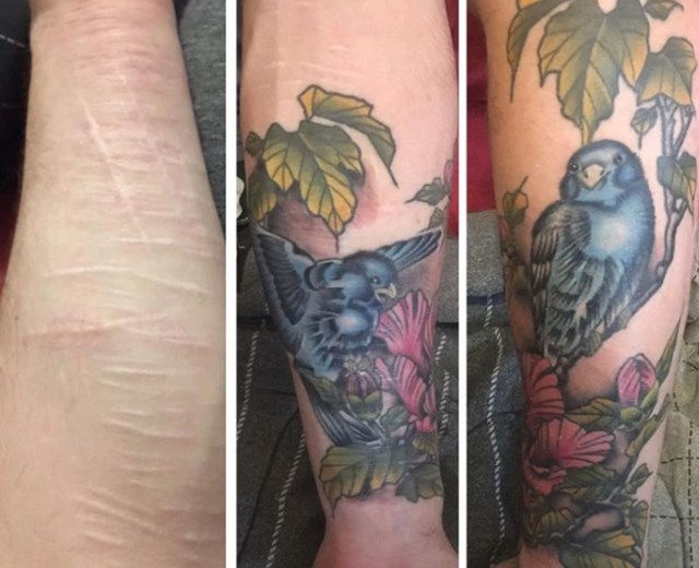 "Moja "rukav" tetovaža kojom sam prikrila sve ožiljke."