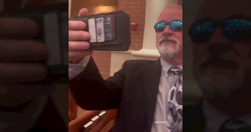 Video s jednog vjenčanja je hit. Pogledajte što je radio ovaj lik dok su mladenci napuštali crkvu