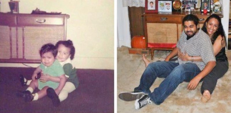 6. "Moj suprug i njegova sestra nekad i sad."