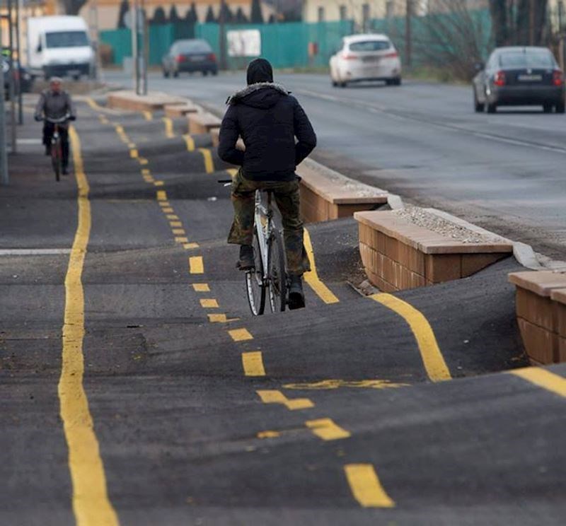 4. Ova biciklistička staza negdje u Mađarskoj