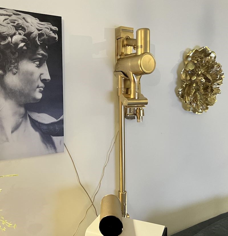 14. Netko je obojio usisivač u zlatnu boju. A dobro... 😅