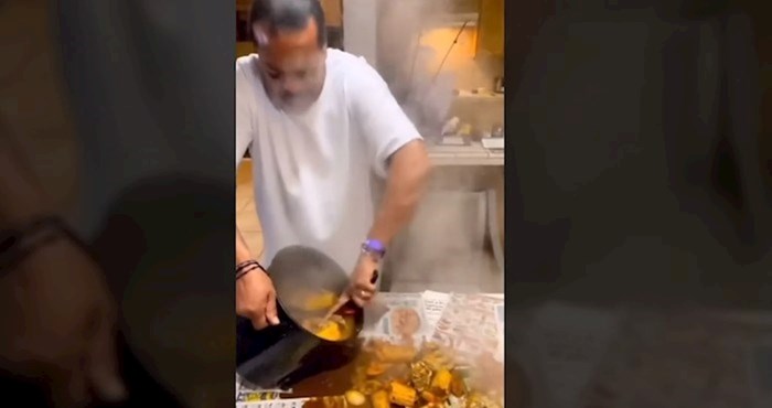 Ekipu na Internetu šokirao potez ovog muškarca, pogledajte kako je servirao hranu svojoj obitelji