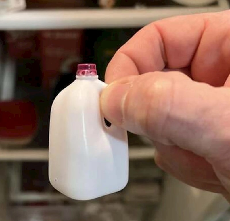 8. "Klinci su me zezali da u hladnjaku imalo samo malo mlijeka. Čini se da su me dobili..."