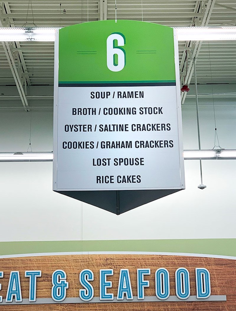 6. Odjel u trgovini za sve one koji tijekom kupovine "izgube" ljude s kojima su došli