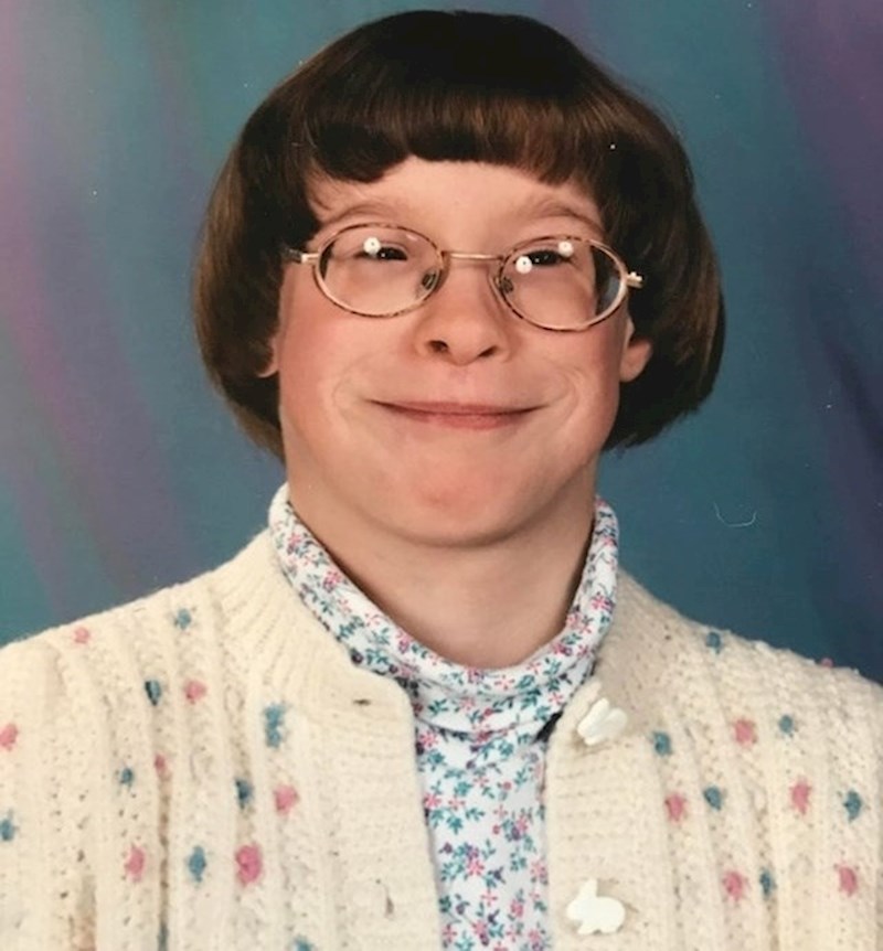 "Ja na svojoj školskoj fotografiji. Izgledam poput stare knjižničarke"