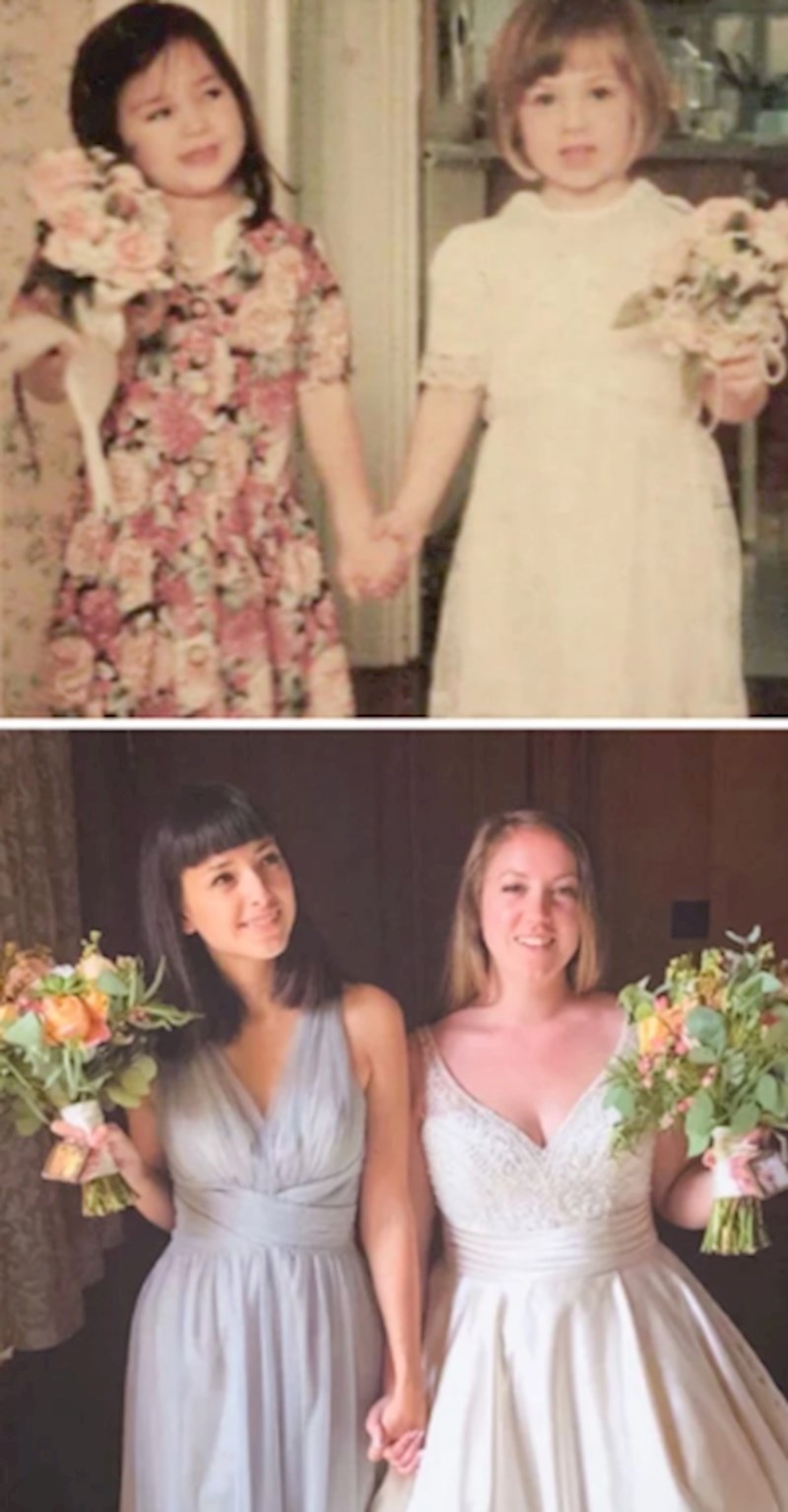 "Kad smo bile na mom lažnom i na mom pravom vjenčanju"