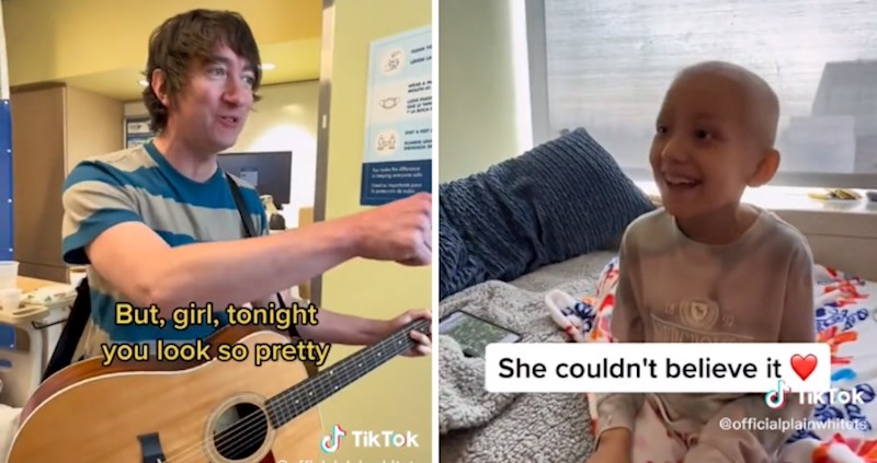 Pjevač došao u bolnicu i curici otpjevao hit Hey There Delilah, pogledajte njezinu dirljivu reakciju