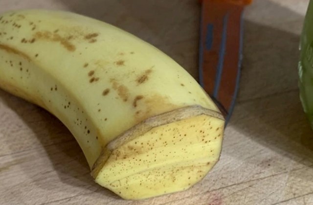 "Moj zaručnik se sjetio super ideje kako da produlji "život" odrezane banane. Samo je na odrezani dio stavio koru, izdržala je još nekoliko dana"