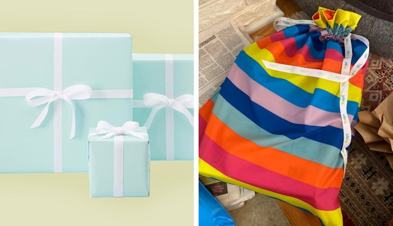 7. Kako je poklon pakiranje izgledalo na stranici, a kako uživo