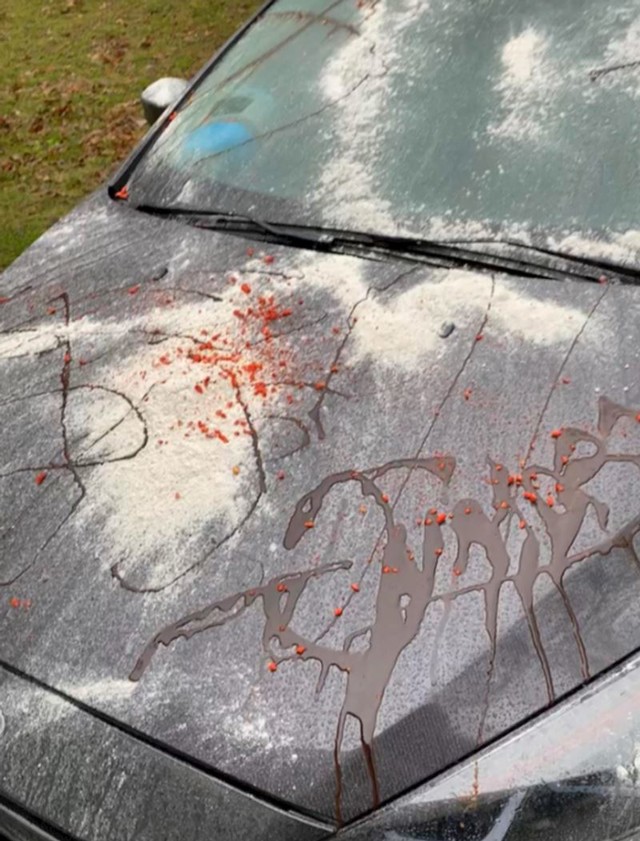 8. "Posudila sam sestri auto i ovakvog mi ga je vratila. Još se čudila što sam bila ljuta"