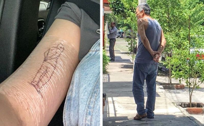 "Nakon što je moj djed preminuo, odlučio sam dati tetovirati njegovu siluetu."