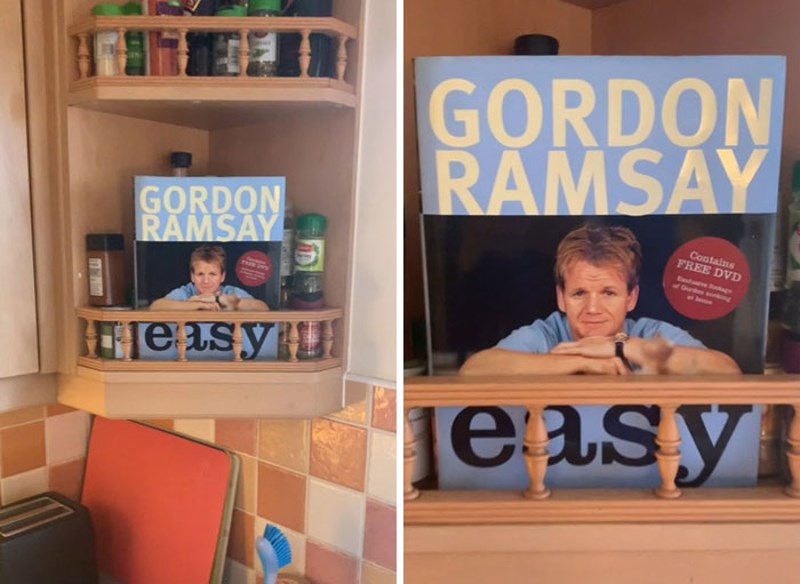 9. "Ramsay izgleda kao da odmara na mojoj polici."