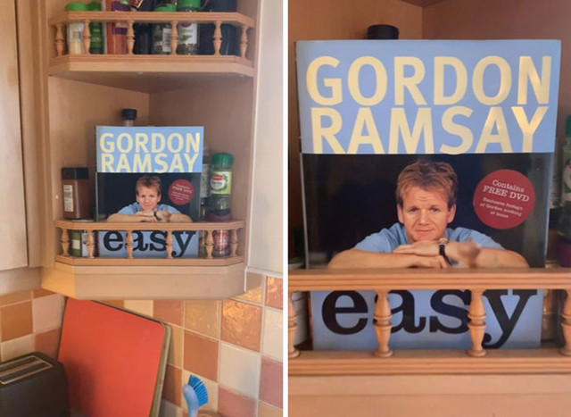 9. "Ramsay izgleda kao da odmara na mojoj polici."
