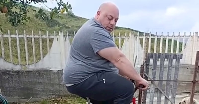 Čovjek se sjetio fora ideje kako prati rublje i vježbati u isto vrijeme. Video je genijalan!