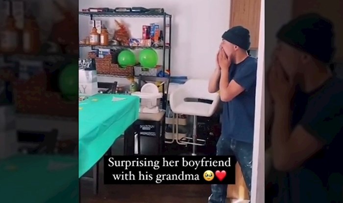 Iznenadila je dečka bakinim dolaskom i snimila dirljivu reakciju. Raznježit ćete se gledajući video