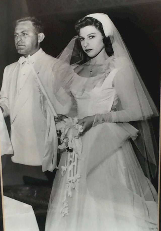 "Vjenčanje djeda i bake, lipanj 1950."