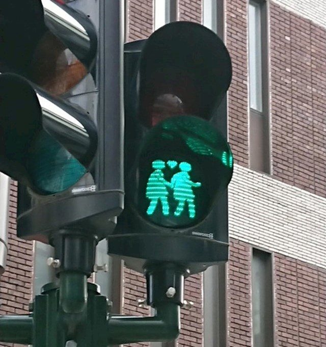 Presladak semafor u Stockholmu