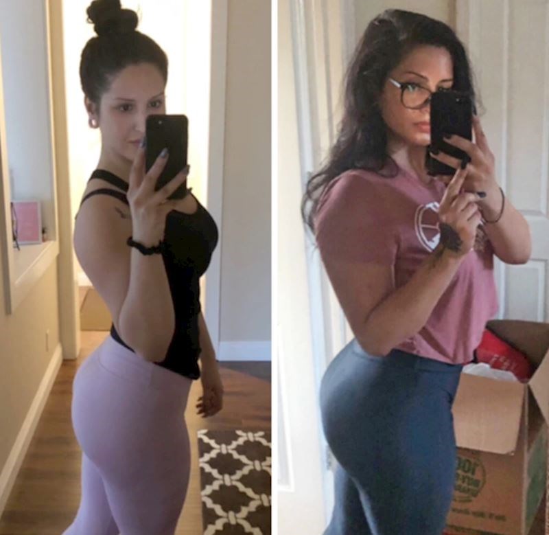"Moj napredak kroz 8-10 mjeseci vježbanja, super mi je što sam dobila nekoliko kilograma jer sad sada baš zadovoljna sobom."