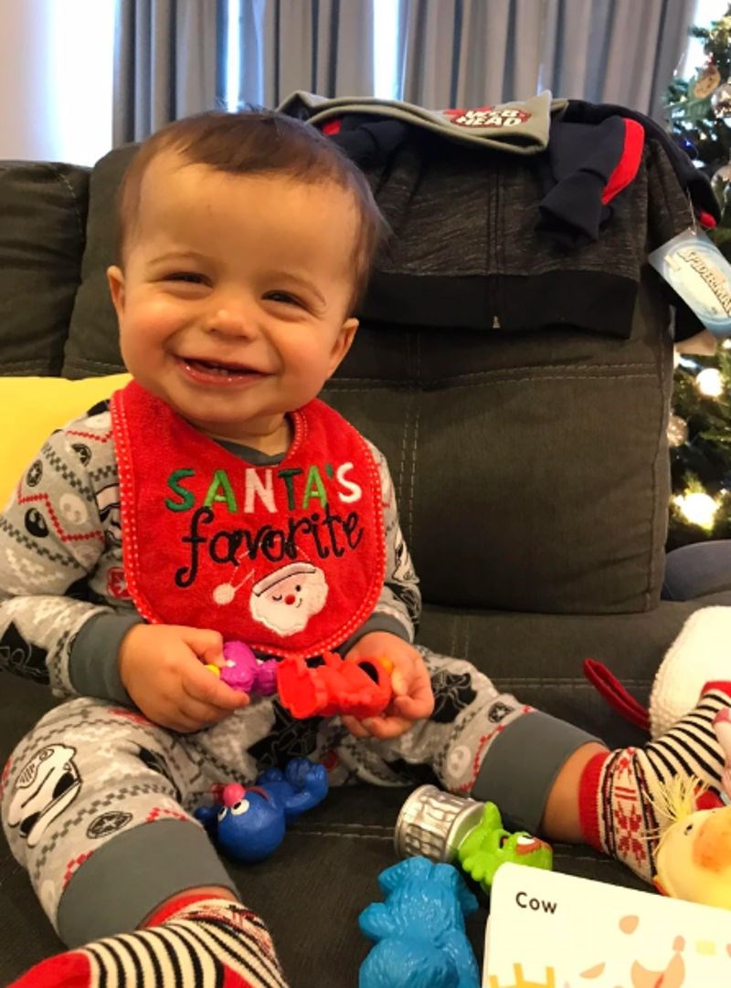 "Dobio je omiljene igračke i bio baš sladak kad ih je vidio."