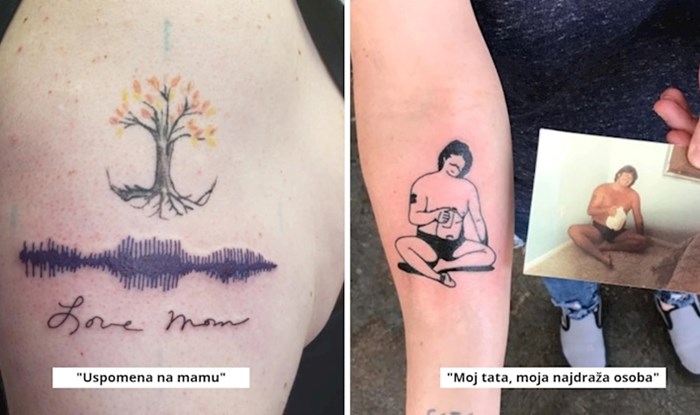 20+ predivnih tetovaža kojima su ljudi odali počast svojim bližnjima. Primjeri su jako dirljivi