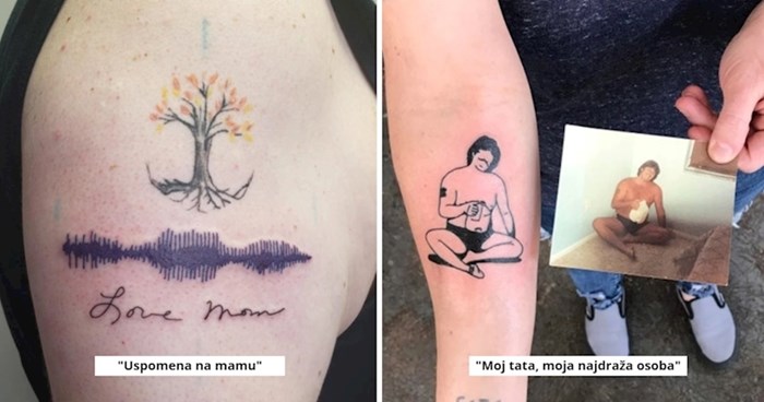 20+ predivnih tetovaža kojima su ljudi odali počast svojim bližnjima. Primjeri su jako dirljivi