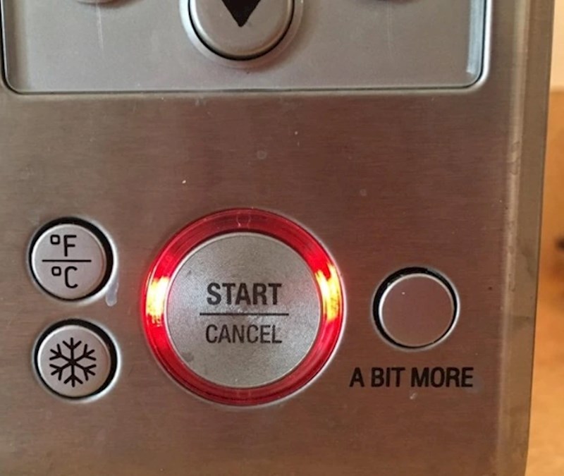 "Svima bi nam dobro došao ovaj "još samo malo" gumb kad kuhamo"