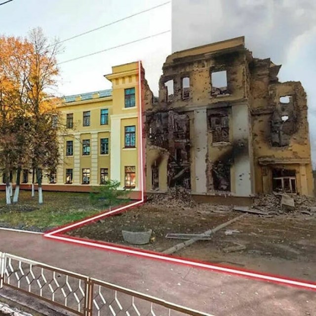 7. Kharkov, Ukrajina, obje fotke snimljene su prošle godine