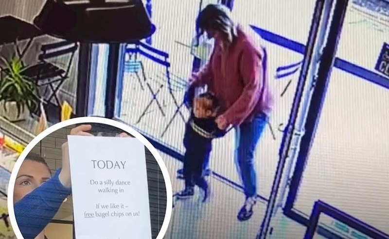 Vlasnik dućana ponudio je besplatnu hranu ljudima koji uđu plešući, snimke nadzorne kamere su hit