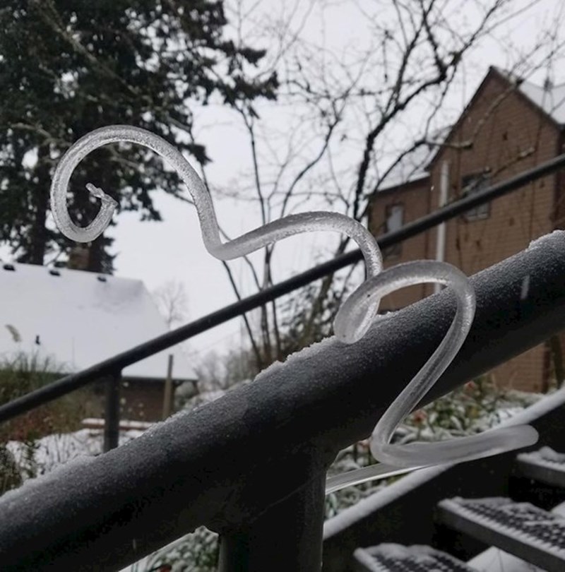 9. Ledena siga jako zanimljivog oblika