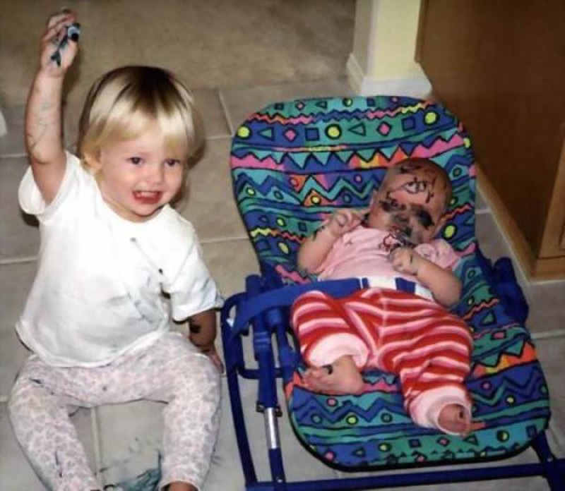 12. "Mama, mama, vidi kako sam uredila seku!"