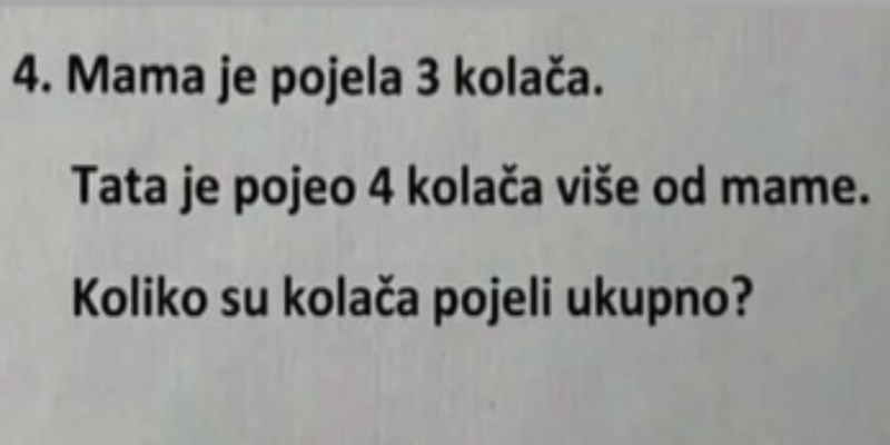 Učiteljica je prasnula u smijeh kad je vidjela odgovor u zadaći ovog učenika, fotka je urnebesna