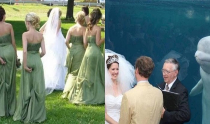 17 ekstremno čudnih fotografija s vjenčanja koje će vam ostaviti upitnike nad glavom
