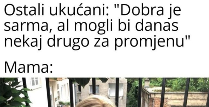 Fora o balkanskim majkama i sarmama oduševila je ljude na Fejsu, urnebesna je i istinita