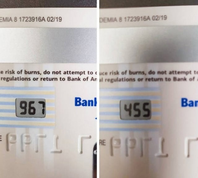 6. Imam bankovnu karticu na kojoj se sigurnosni broj na poleđini mijenja svakih par sati