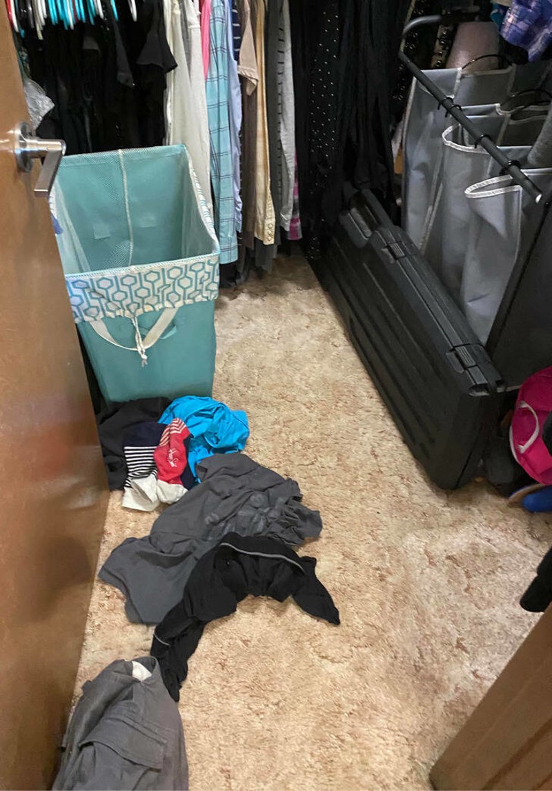 1. Moj muž nikada ne ostavi prljavo rublje u košari