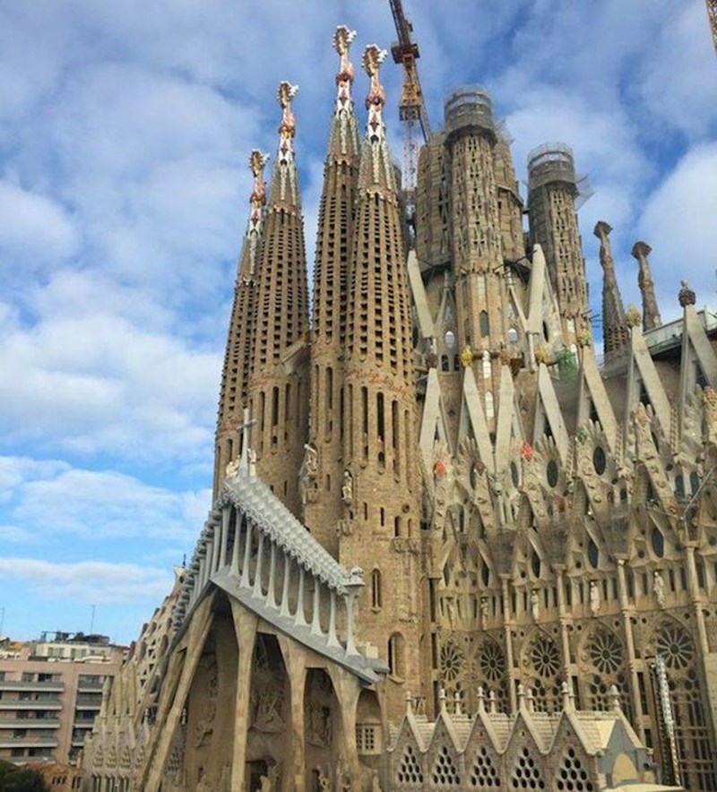15. Pogled iz našeg apartmana u Barceloni.😍