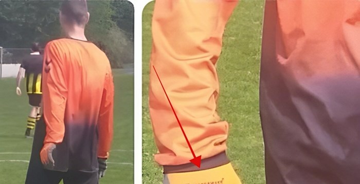 Netko je na seoskoj tekmi primijetio čudan detalj na golmanovim rukavicama, fotka je hit