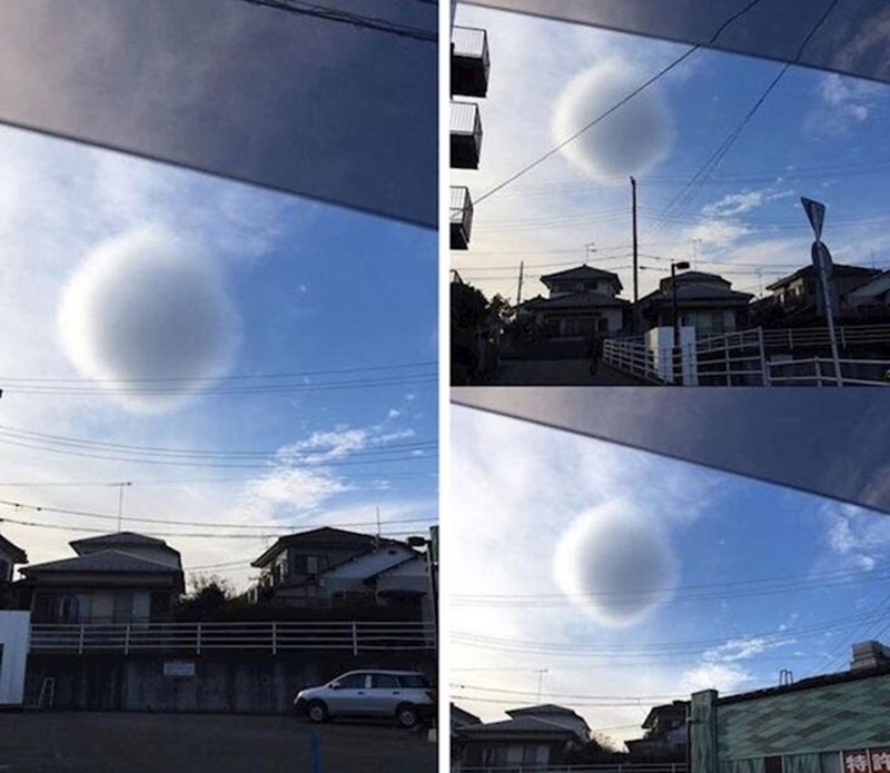 Rijetki oblak sfernog oblika.