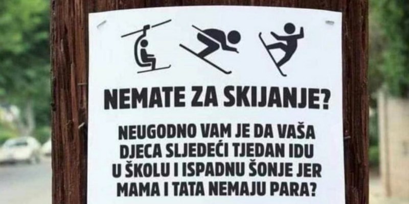 Društvenim mrežama kruži fora o ekipi koja nema love za skijanje, apsolutni je hit