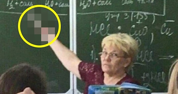 Učenik je uslikao bizaran prizor u školi, pogledajte kako je profesorica objašnjavala gradivo